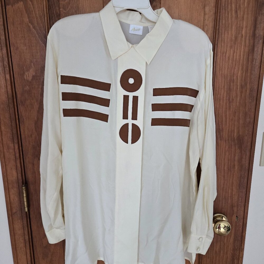Apart Vintage Silk Retro Blouse